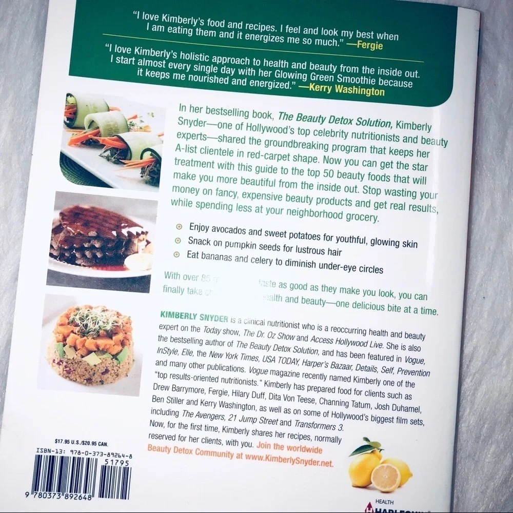 The Beauty Detox health/raw foods/vegan book